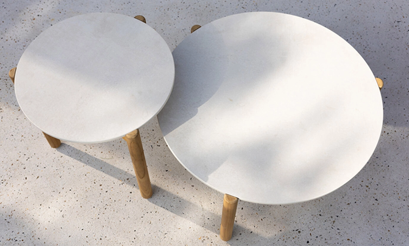 Table basse extérieure