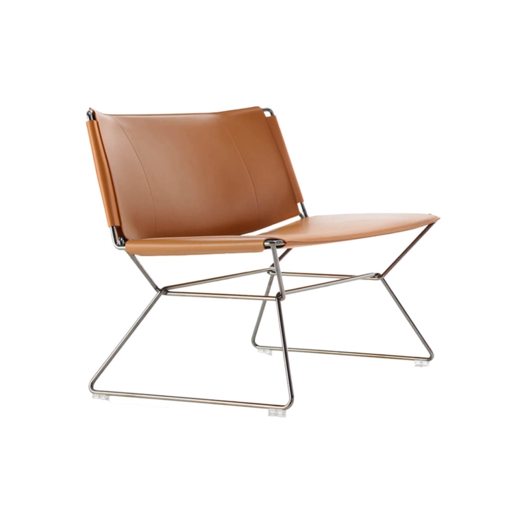 Fauteuil NEIL LEATHER Naturel MDF ITALIA