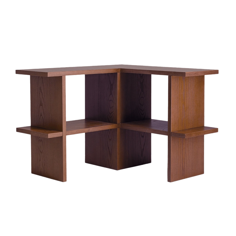 Shelving MARA Corner shelf Iroko THE SOCIALITE FAMILY