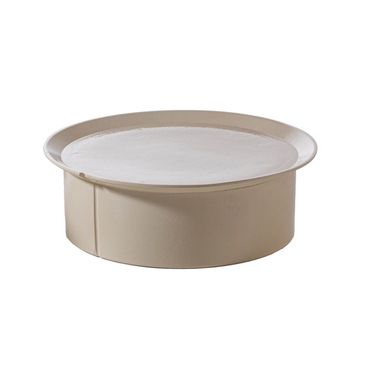 Table d'appoint guéridon BRISE 46 Blanc GERVASONI