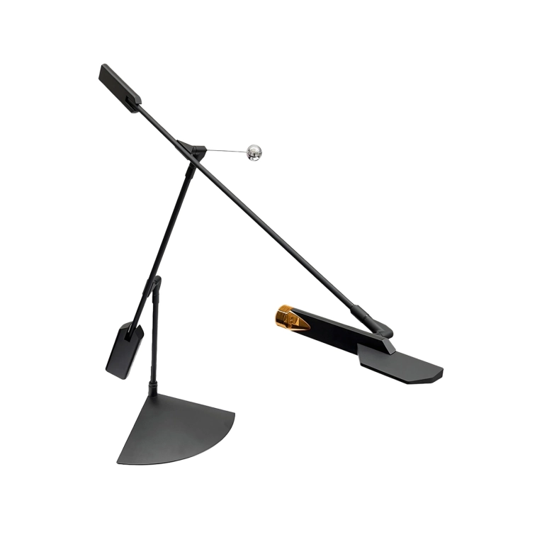 Desk Lamp HALLEY  Anodized Black Aluminium STILNOVO