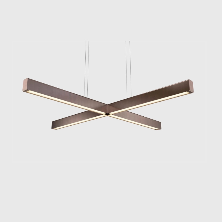 Pendant Light X-MODEL Browned Copper ANOUR