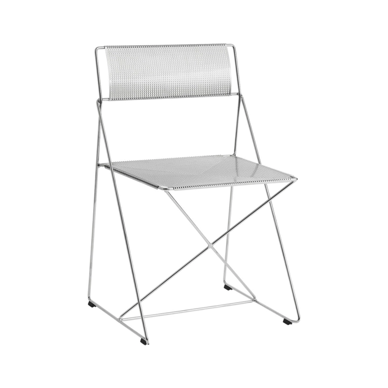 Chaise X-LINE chrome / chrome HAY