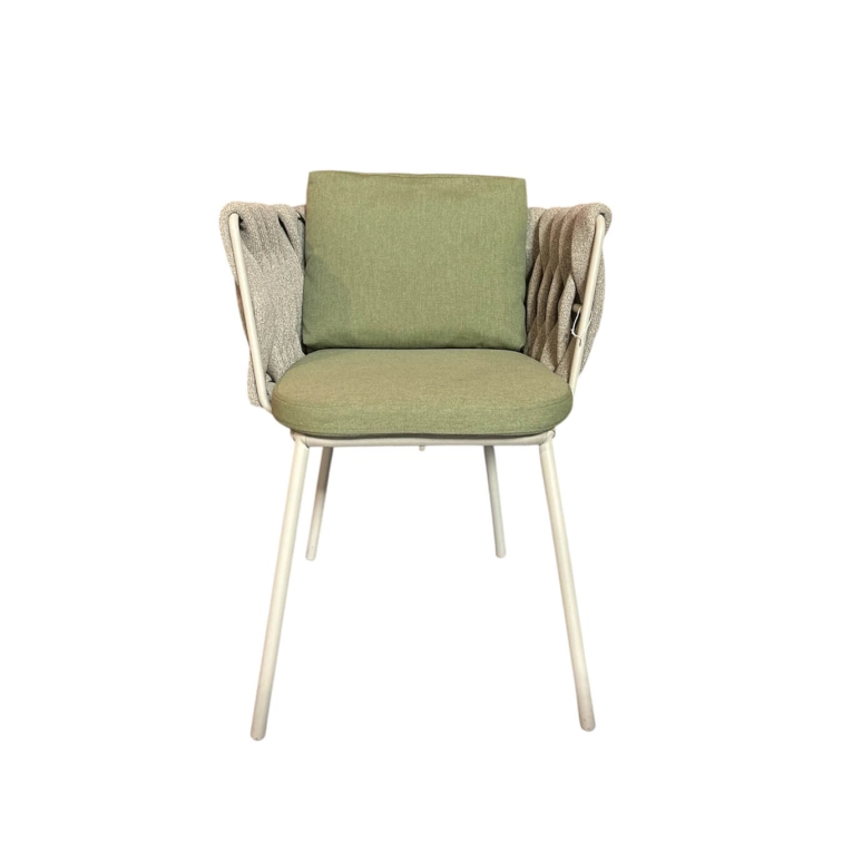 Outdoor Chair and Small Lounge Chair TOSCA Tissu Vert TRIBU