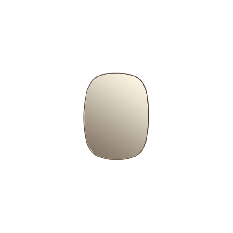 Miroir MIROIR FRAMED SMALL Taupe/ Verre taupe MUUTO