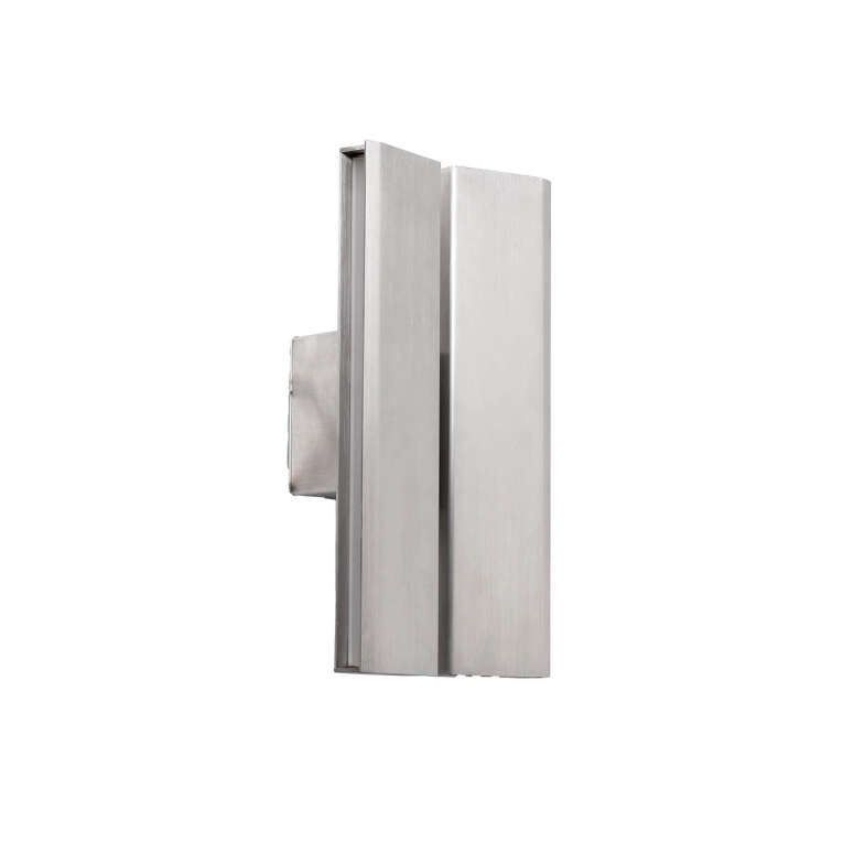 Wall light PAPILIO DOUBLE Brushed Stainless Steel ANOUR