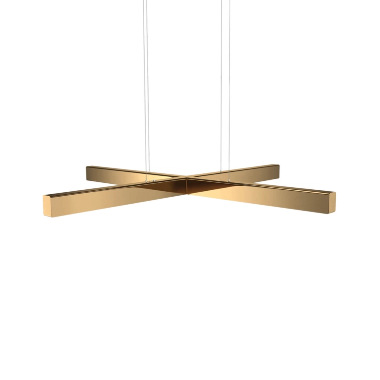 Pendant Light X-MODEL Polished Brass ANOUR