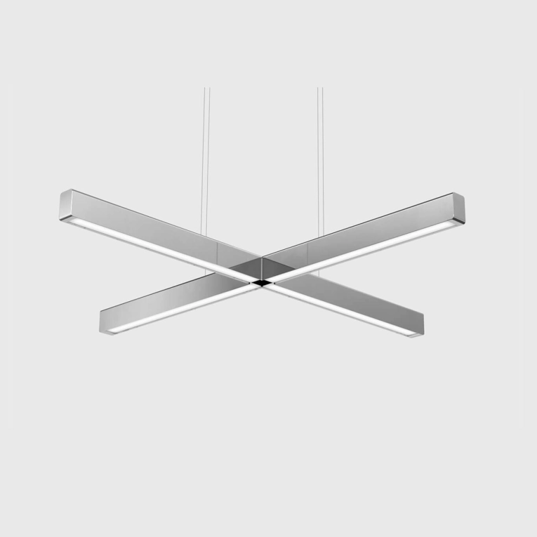 Pendant Light X-MODEL Polished Stainless Steel ANOUR