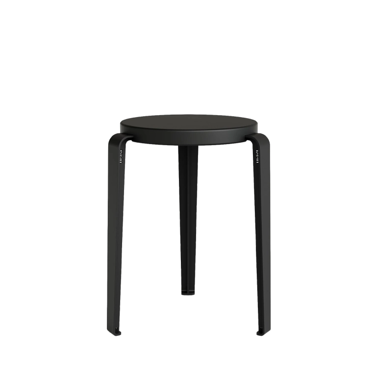 Stool LOU CHROMA Graphite Black TIPTOE