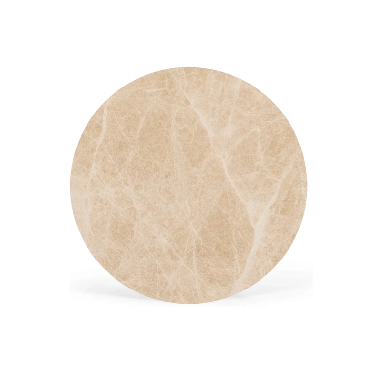 Dining Table SAARINEN Emperador Light satin-finish marble KNOLL