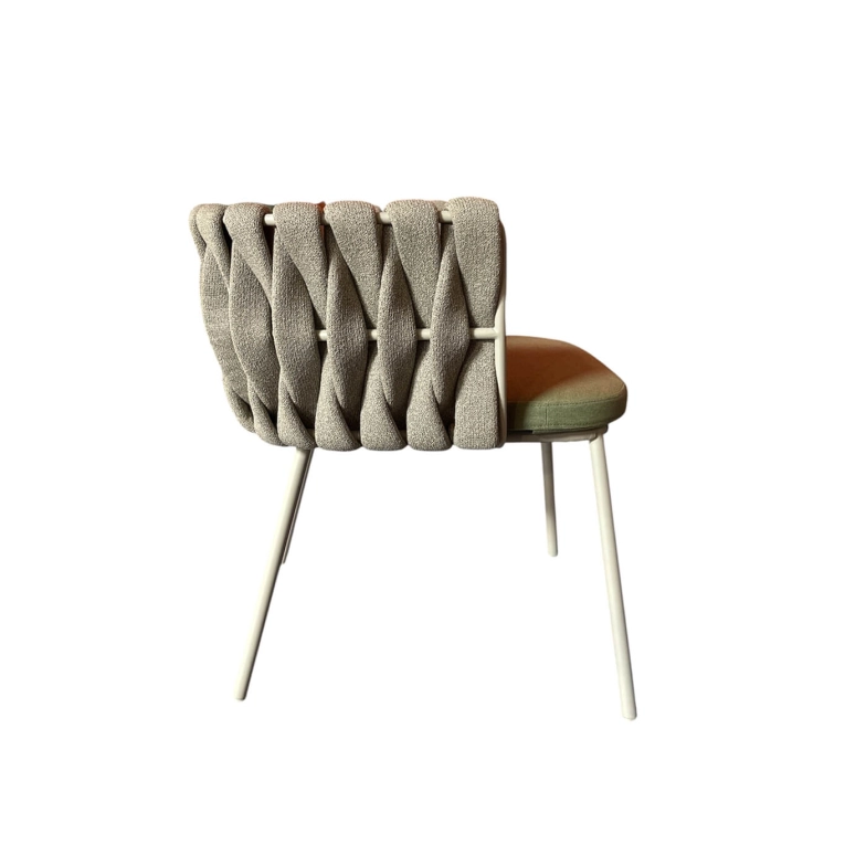 Outdoor Chair and Small Lounge Chair TOSCA Tissu Vert TRIBU