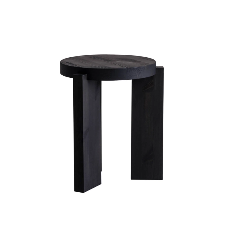 Tabouret 001 Ø 40 Noir VAARNII