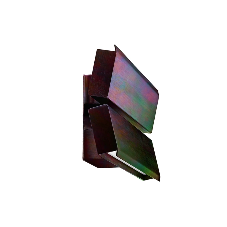 Wall light PAPILIO DOUBLE Dark Opal Chrome ANOUR