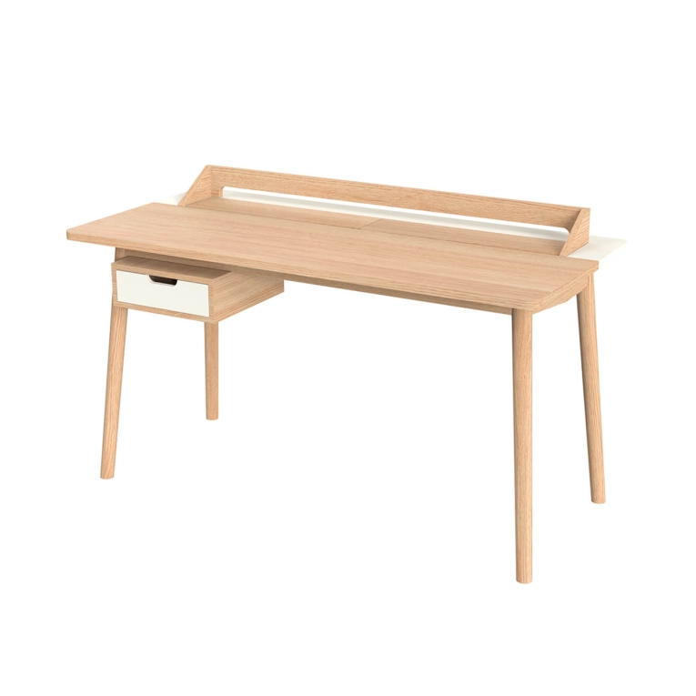 Bureau HONORÉ chêne Blanc HARTO