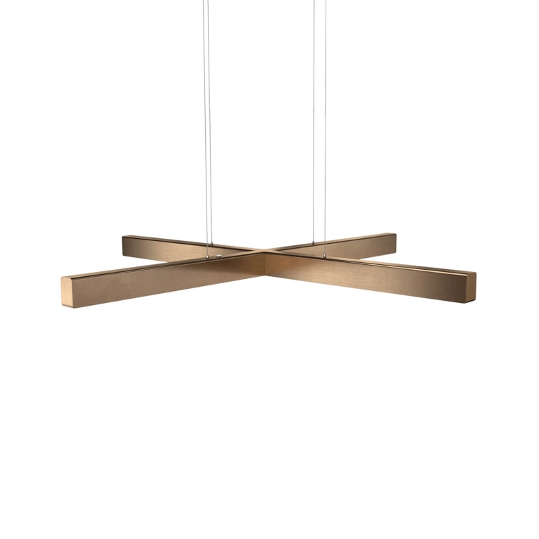 Pendant Light X-MODEL Browned Brass ANOUR