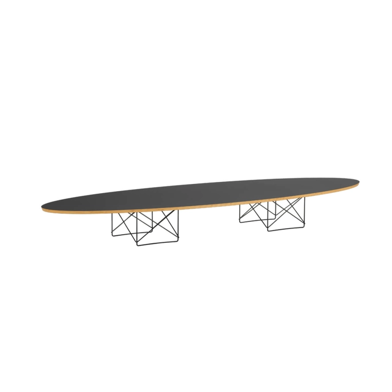 Table basse ELLIPTICAL TABLE Noir VITRA 1