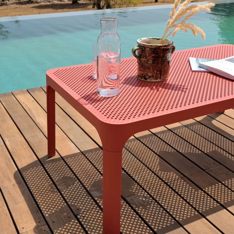 Table basse extérieure NET 100 Corail NARDI