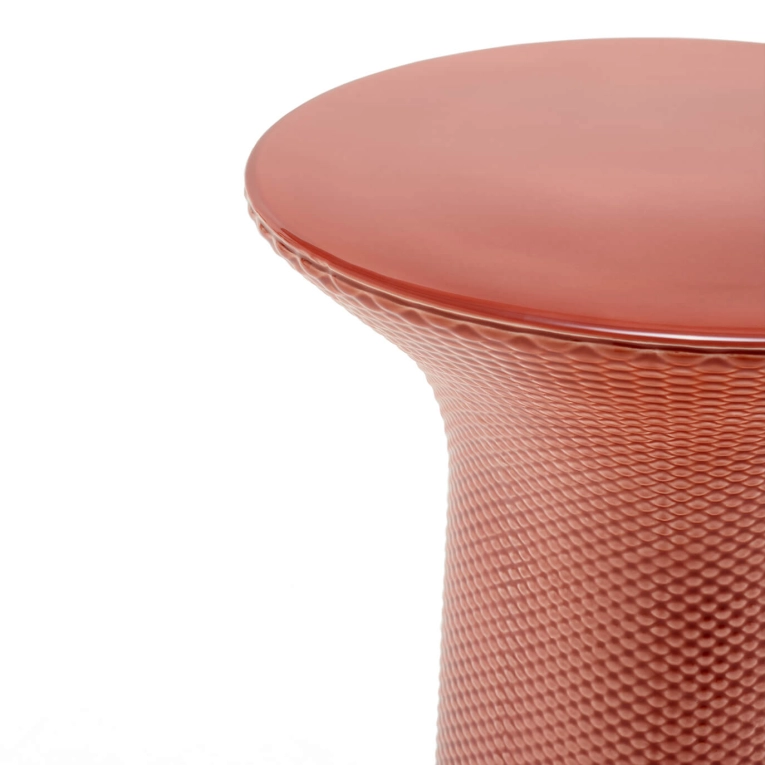 Table basse CLAYER Rouge Brique MDF ITALIA