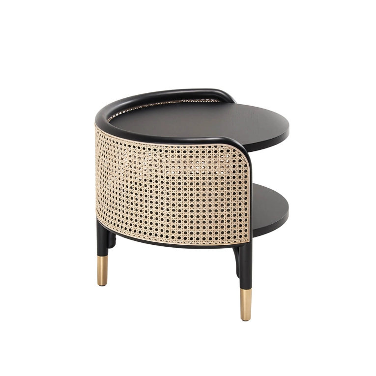 Table d'appoint guéridon MOS Noir GEBRÜDER THONET VIENNA