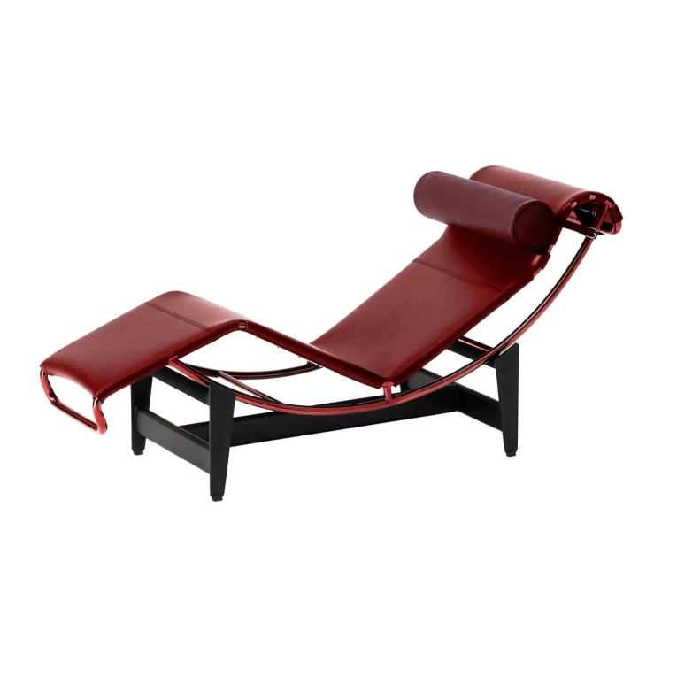 Easy chair 4 Chaise longue à réglage continu 60 Red CASSINA