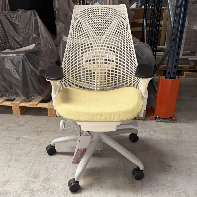 Fauteuil de bureau SAYL Studio Blanc /Jaune HERMAN MILLER