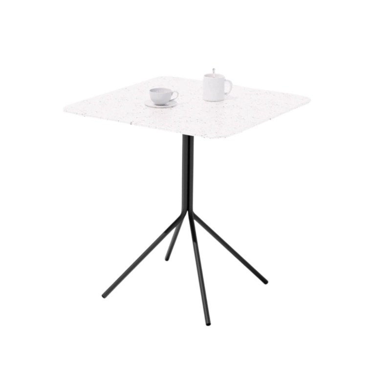 Table KOMBU 84 Carrée Coquillages Blanc NOMA