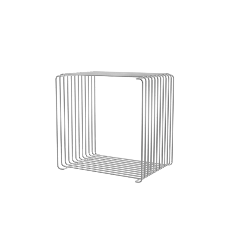 Shelving PANTON WIRE square Chrome MONTANA