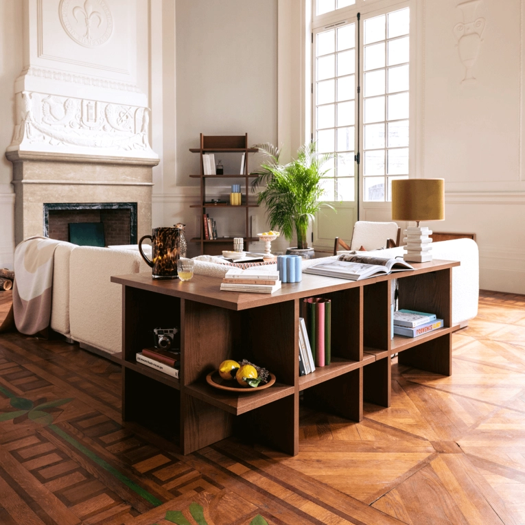 Shelving MARA Corner shelf Iroko THE SOCIALITE FAMILY