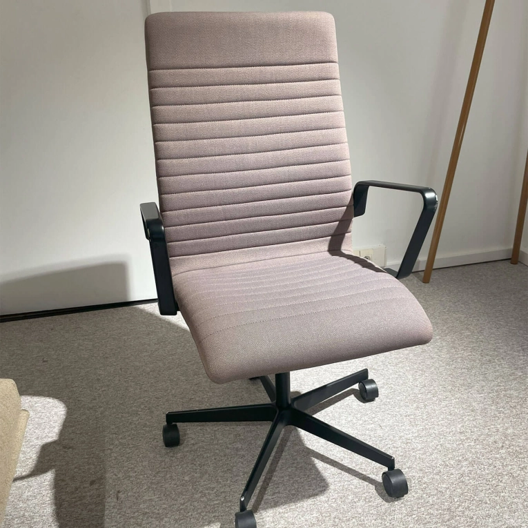 OXFORD Tissu Steelcut Gris / Piètement Noir FRITZ HANSEN