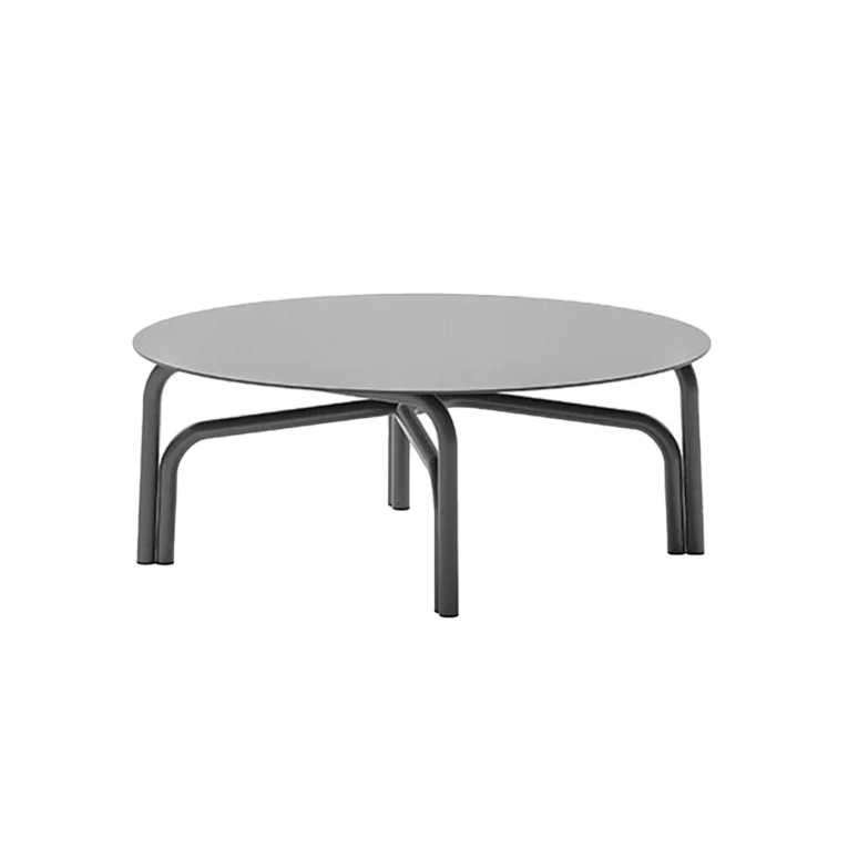 Table basse extérieure SALO Ø 90 Graphite UNOPIÙ