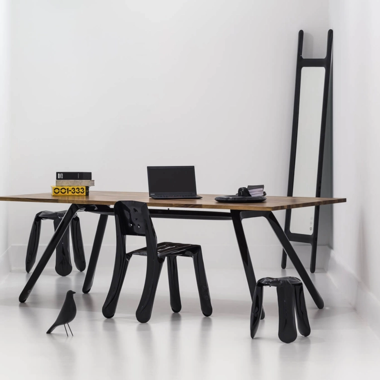 Miroir DRAB Noir brillant ZIETA