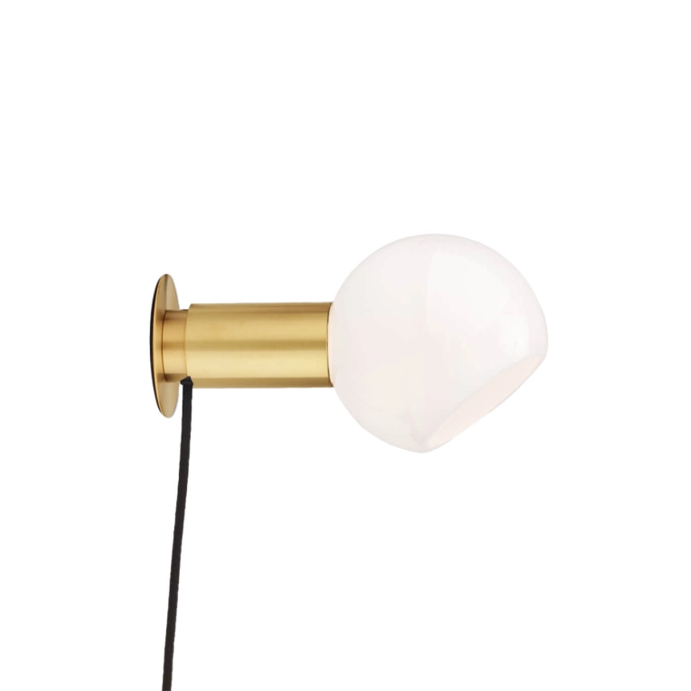 Wall light DONYA with plug Gold Stainless Steel ANOUR