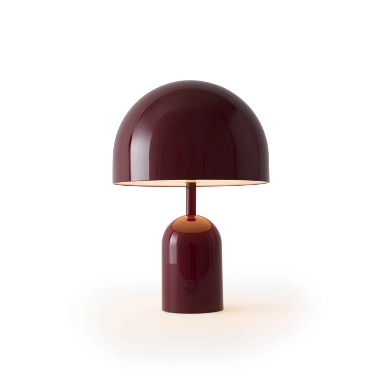 Lampe à poser BELL PORTABLE Bordeaux TOM DIXON
