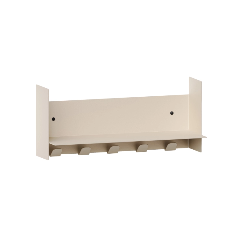 Shelving PLI Cream White  with coat racks L 45 TIPTOE
