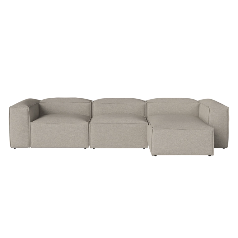Canapé COSIMA Chaise Longue Droite 340x100 Monza Sand BOLIA