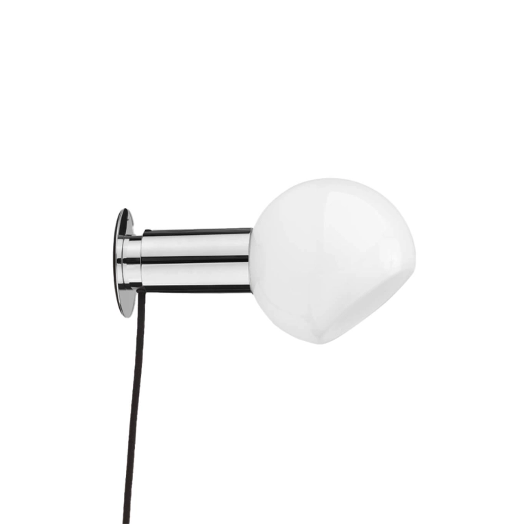 Wall light DONYA with plug Polished Stainless Steel ANOUR