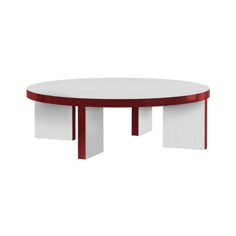 Table basse SLICE ME Ø 90 Amarante ZANOTTA