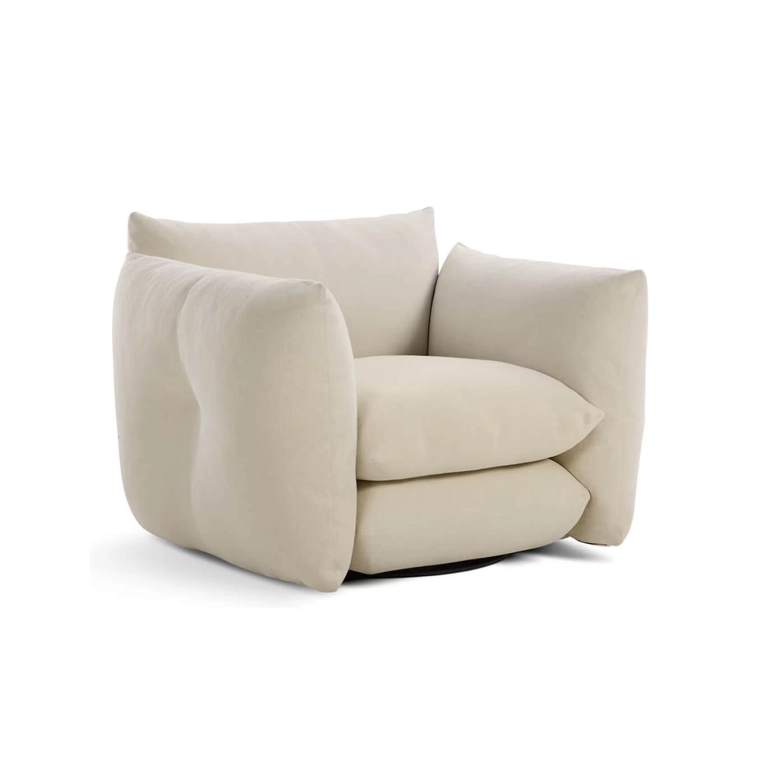 Easy chair PERRON PILLO Swivel base KNOLL