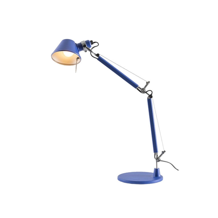 Lampe de bureau TOLOMEO MICRO COLOR MATTE Bleu Klein ARTEMIDE
