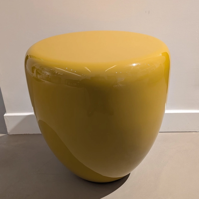 Table d'appoint guéridon DOT - S Safran chaud REDA AMALOU