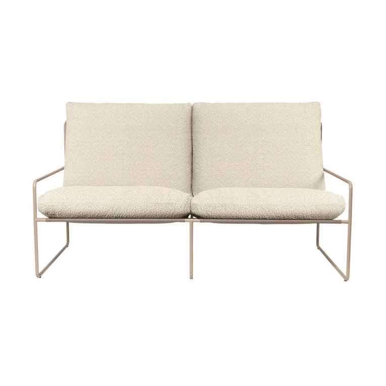 Outdoor Sofa DESERT PURE BOUCLÉ 2 seater Off-white FERM LIVING