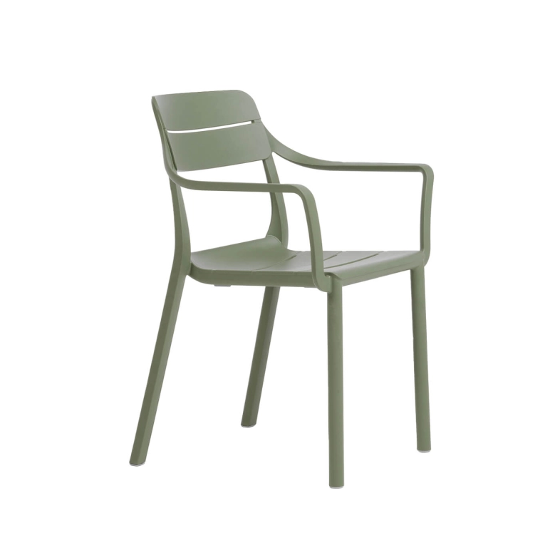 Chaise extérieure CASSIA avec accoudoirs Cactus NARDI