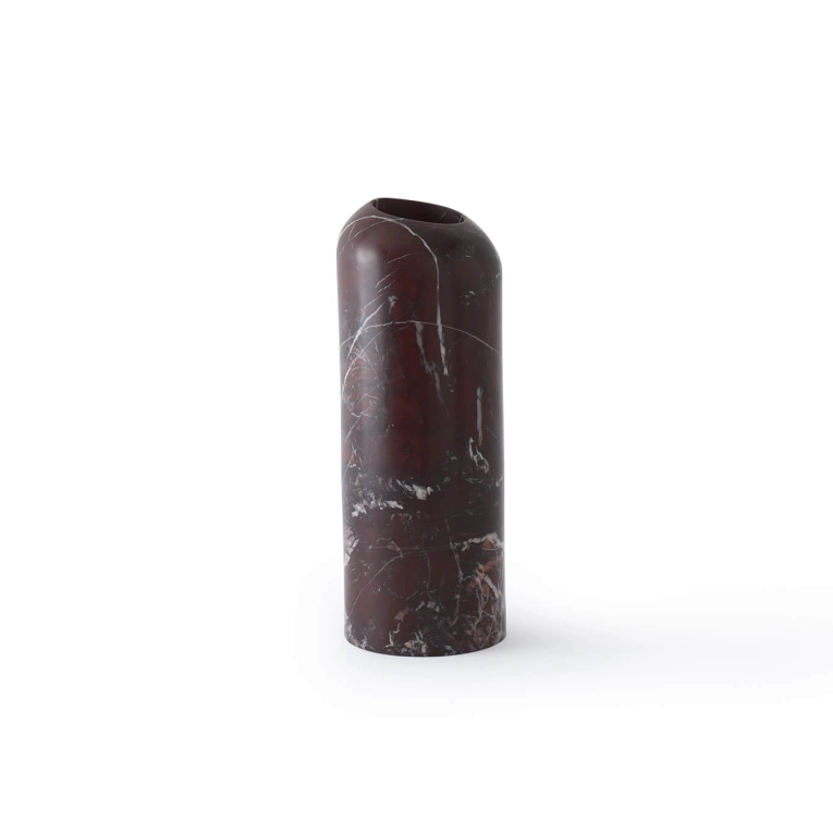 Vase BOULDER TALL VASE Marbre Brun TOM DIXON