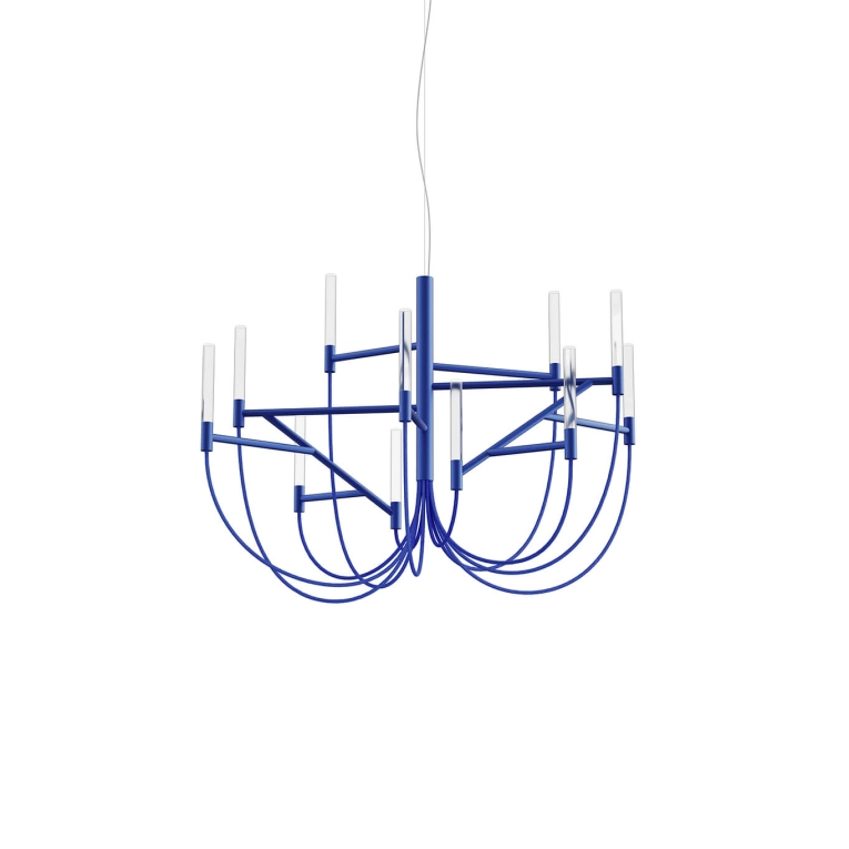 Pendant Light ALLUMETTE M Blue FOSCARINI