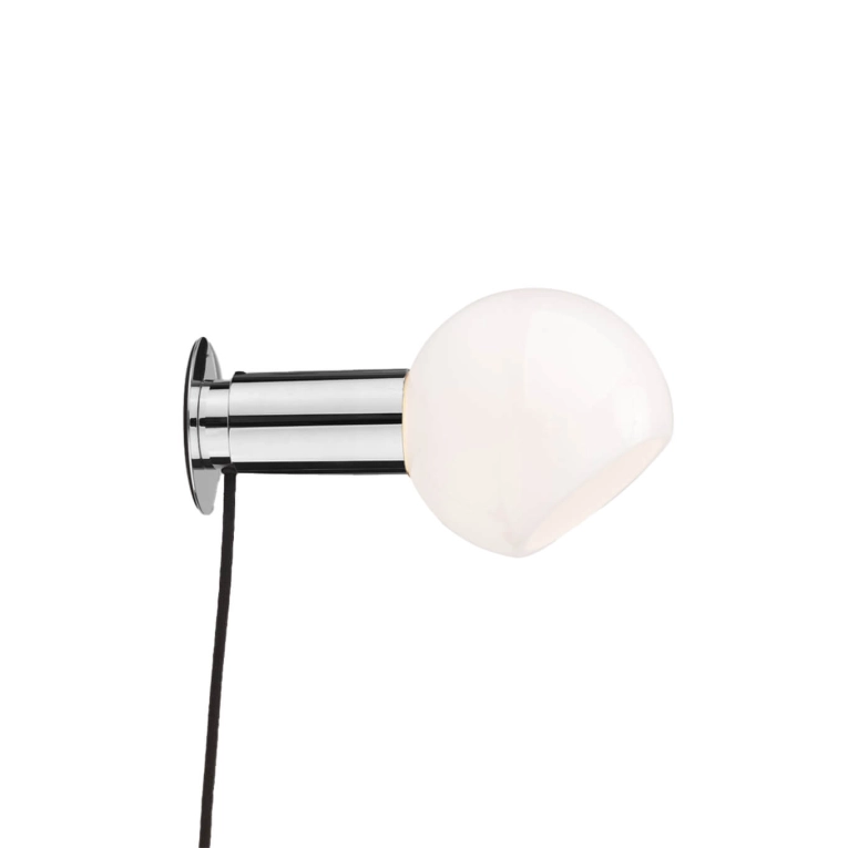 Wall light DONYA with plug Polished Stainless Steel ANOUR