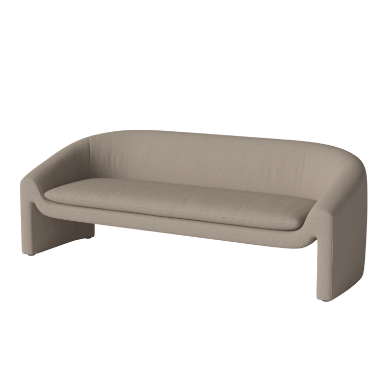 Canapé MIELO 3 places Bergamo Beige foncé BOLIA