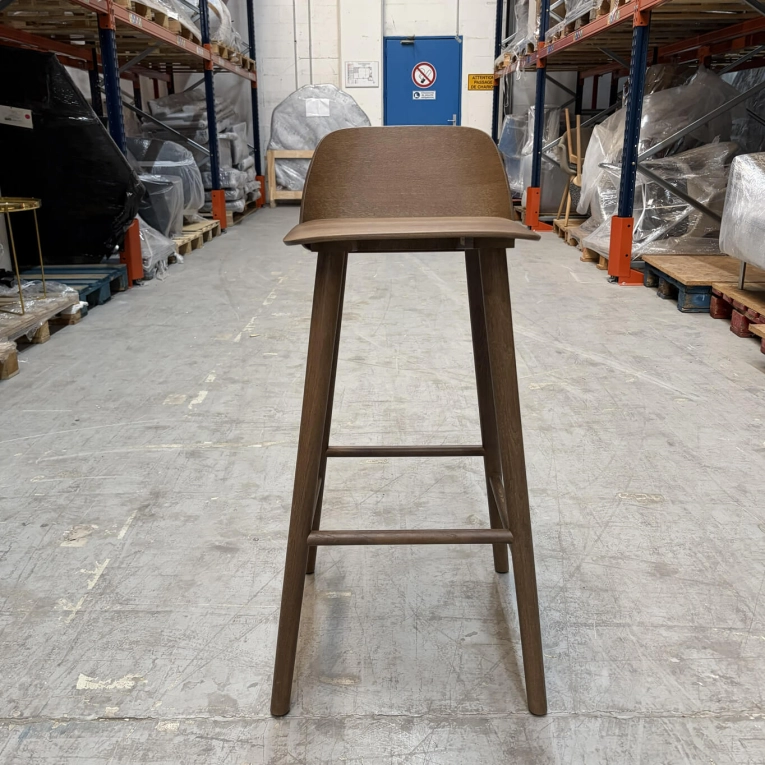 Bar Stool NERD BARSTOOL Dark brown MUUTO
