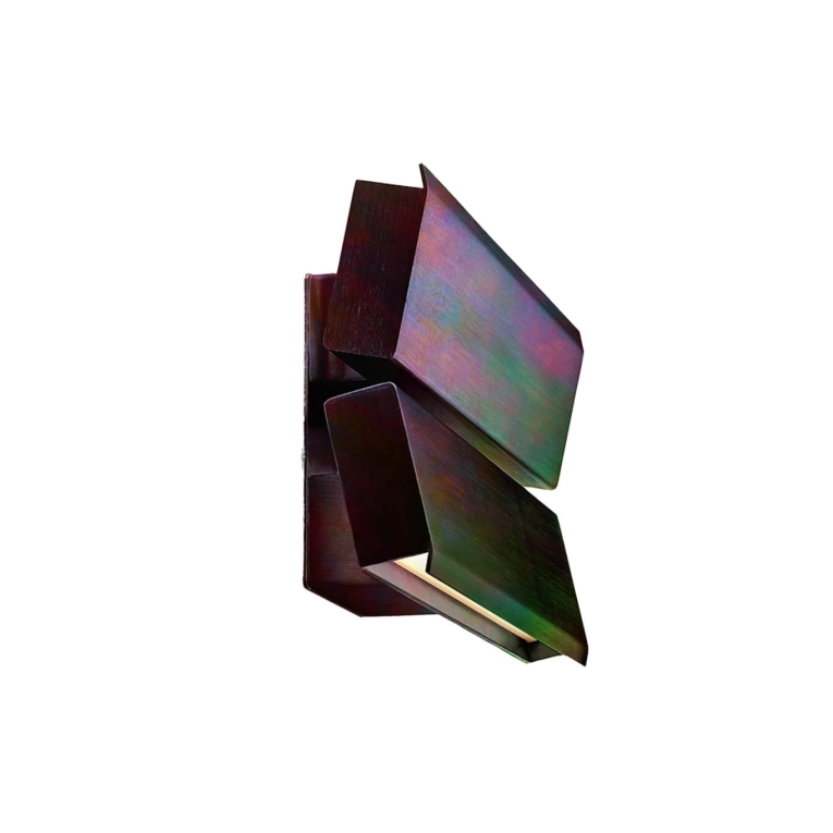 Wall light PAPILIO DOUBLE Dark Opal Chrome ANOUR