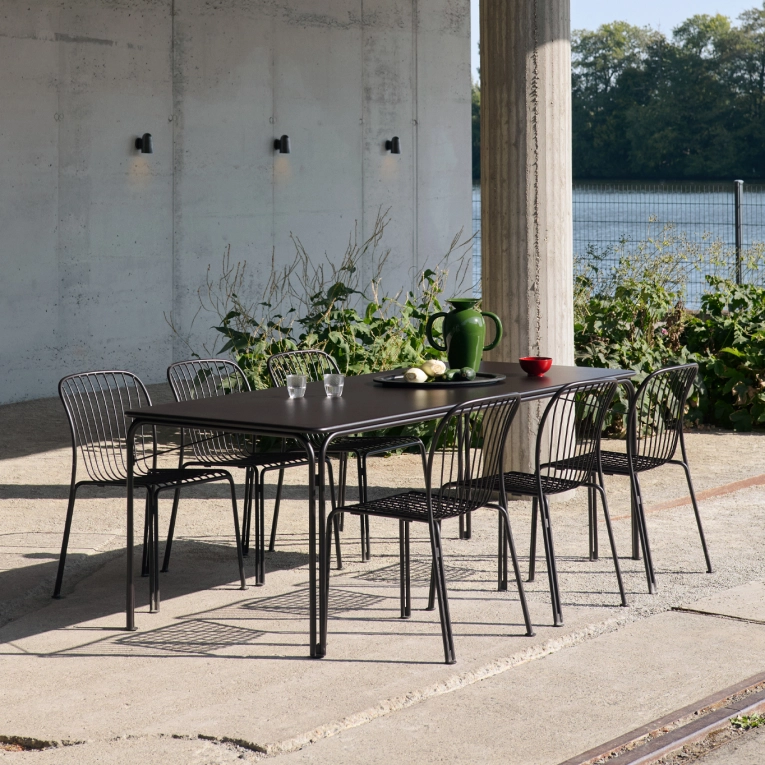 Table extérieur Table THORVALD SC99 Vert bronze AND TRADITION