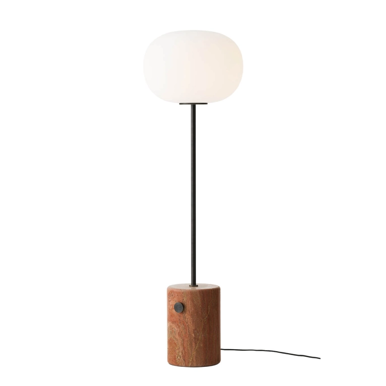 Floor Lamp JWDA Red Travertine/ Bronzed Brass AUDO COPENHAGEN